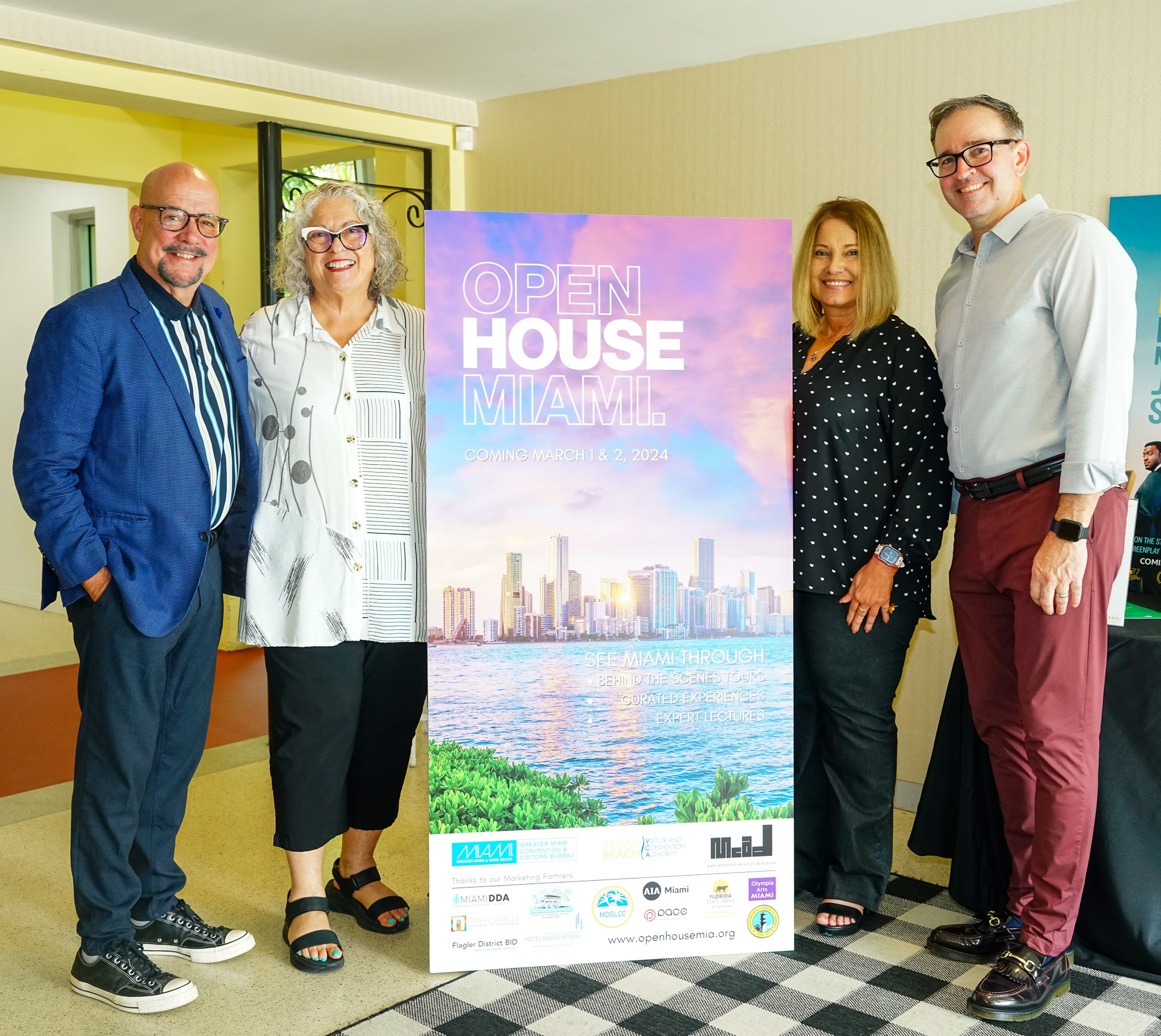 The Miami Beach Visitor and Convention Authority, The Miami Center for Architecture & Design and Greater Miami Convention & Visitors Bureau Unite to Bring Open House Worldwide to Miami for the First Time in March 2024